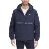 image:imageTommy Hilfiger Adaptive Mens Performance Fleece Lined Hooded Popover JacketNew Navy