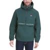 image:imageTommy Hilfiger Adaptive Mens Performance Fleece Lined Hooded Popover JacketOlive