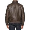 image:imageTommy Hilfiger Adaptive Mens Tommy Hilfiger Mens Smooth Lamb Touch Faux Leather Unfilled BomberBrown Sherpa Collar