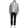 image:imageTommy Hilfiger Adaptive Mens Tommy Hilfiger Mens Smooth Lamb Touch Faux Leather Unfilled BomberLight Grey Unfilled