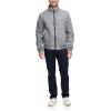 image:imageTommy Hilfiger Adaptive Mens Tommy Hilfiger Mens Smooth Lamb Touch Faux Leather Unfilled BomberLight Grey Unfilled