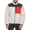 image:imageTommy Hilfiger Mens Contrast Sherpa Stand Collar JacketCream