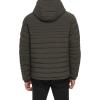 image:imageTommy Hilfiger Mens Stretch Poly Hooded Packable Jacket With Sherpa LiningOlive