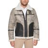 image:imageMens Tommy Hilfiger Mens Faux Shearling Aviator JacketGrey