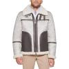 image:imageMens Tommy Hilfiger Mens Faux Shearling Aviator JacketTundra