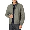 image:imageTommy Hilfiger Adaptive Mens Tommy Hilfiger Mens Smooth Lamb Touch Faux Leather Unfilled BomberLight Grey