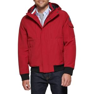 image:imageTommy Hilfiger Mens Arctic Cloth Hooded Utility BomberRed