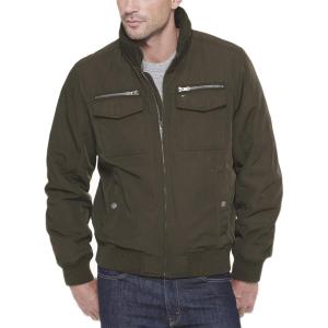image:imageTommy Hilfigier Mens Water Resistant Performance Bomber Jacket Standard and Big amp TallArmy Green Unfilled