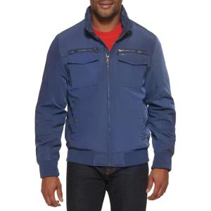 image:imageTommy Hilfigier Mens Water Resistant Performance Bomber Jacket Standard and Big amp TallHalogen Blue Unfilled