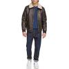 image:imageLevis Mens Faux Leather Aviator Bomber Jacket With Sherpa CollarDark Brown