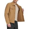 image:imageLevis Mens Faux Leather Classic Trucker JacketTan Faux Suede