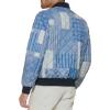image:imageLevis Mens Levis Mens Diamond Quilted Bomber JacketLight Blue Print