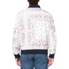image:imageLevis Mens Levis Mens Diamond Quilted Bomber JacketWhiteNavy Bandana