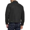 image:imageLevis Mens Lightweight Trucker Shirt JacketBlack Cotton Canvas