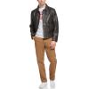 image:imageLevis Mens Lightweight Trucker Shirt JacketDark Brown Faux Leather