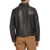 image:imageLevis Mens Lightweight Trucker Shirt JacketDark Brown Faux Leather