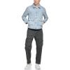 image:imageLevis Mens Lightweight Trucker Shirt JacketLight Blue Print Cotton Canvas