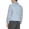 image:imageLevis Mens Lightweight Trucker Shirt JacketLight Blue Print Cotton Canvas