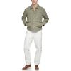 image:imageLevis Mens Lightweight Trucker Shirt JacketLight Olive Cotton Canvas