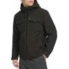 image:imageLevis Mens Soft Shell Two Pocket Hooded Trucker JacketBlack Sherpa