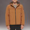 image:imageLevis Mens Soft Shell Two Pocket Hooded Trucker JacketBrown