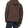 image:imageLevis Mens Soft Shell Two Pocket Hooded Trucker JacketDark Brown