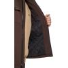image:imageLevis Mens Soft Shell Two Pocket Hooded Trucker JacketDark Brown