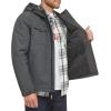 image:imageLevis Mens Soft Shell Two Pocket Hooded Trucker JacketGraphite