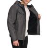 image:imageLevis Mens Soft Shell Two Pocket Hooded Trucker JacketGraphite Heather Sherpa