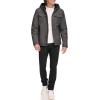 image:imageLevis Mens Soft Shell Two Pocket Hooded Trucker JacketGraphite Heather Sherpa