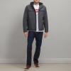 image:imageLevis Mens Soft Shell Two Pocket Hooded Trucker JacketGraphite Heather Sherpa