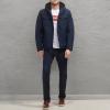 image:imageLevis Mens Soft Shell Two Pocket Hooded Trucker JacketMidnight Sherpa