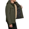 image:imageLevis Mens Soft Shell Two Pocket Hooded Trucker JacketOlive Unfilled 2