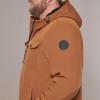 image:imageLevis Mens Soft Shell Two Pocket Hooded Trucker JacketWorker Brown Sherpa