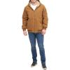 image:imageLevis Mens Workwear Cotton Canvas Hooded Bomber Jacket Regular amp Big amp Tall SizesBrown