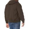 image:imageLevis Mens Workwear Cotton Canvas Hooded Bomber Jacket Regular amp Big amp Tall SizesDark Brown
