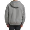 image:imageLevis Mens Workwear Cotton Canvas Hooded Bomber Jacket Regular amp Big amp Tall SizesGreySherpa Lined