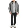 image:imageLevis Mens Workwear Cotton Canvas Hooded Bomber Jacket Regular amp Big amp Tall SizesGreySherpa Lined
