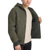 image:imageLevis Mens Workwear Cotton Canvas Hooded Bomber Jacket Regular amp Big amp Tall SizesOlive