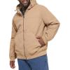 image:imageLevis Mens Workwear Cotton Canvas Hooded Bomber Jacket Regular amp Big amp Tall SizesTan