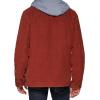 image:imageLevis mens Plaid Sherpa Lined Hooded Shirt Jacket Regular amp Big amp Tall SizesRust Corduroy