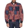 image:imageLevis Mens Levis Mens Diamond Quilted Bomber JacketBurgundy Bandana