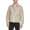 image:imageLevis Mens Lightweight Trucker Shirt JacketStone Cotton Canvas