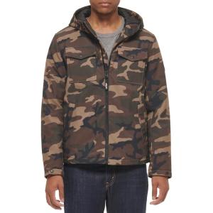 image:imageLevis Mens Soft Shell Two Pocket Hooded Trucker JacketCamouflage