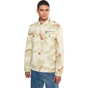 image:imageLevis Mens Washed Cotton Military Jacket Regular amp Big amp Tall SizesDesert Khaki