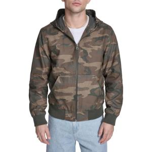 image:imageLevis Mens Workwear Cotton Canvas Hooded Bomber Jacket Regular amp Big amp Tall SizesFaded Camo Lightweight