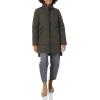 image:imageDKNY Womens Faux Fur Hood Long Down Puffer CoatLoden