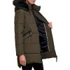 image:imageDKNY Womens Faux Fur Hood Long Down Puffer CoatLoden Multi