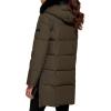 image:imageDKNY Womens Faux Fur Hood Long Down Puffer CoatLoden Multi