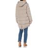 image:imageDKNY Womens Faux Fur Hood Long Down Puffer CoatThistle Multi